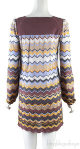 Zigzag Long Sleeve Blouse