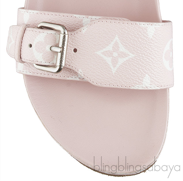 Bom Dia Flat Mule Light Pink