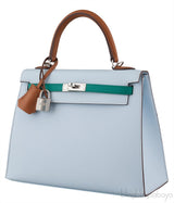 Kelly 25 Tri-color Epsom Sellier