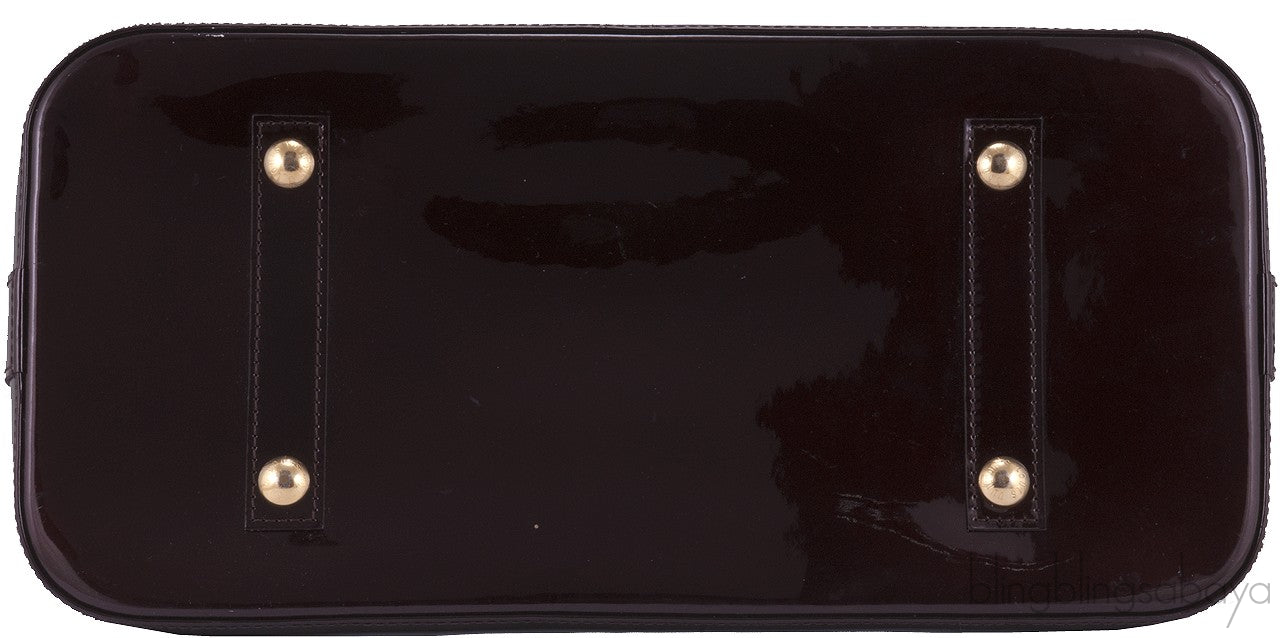 Alma MM Monogram Vernis Amarante