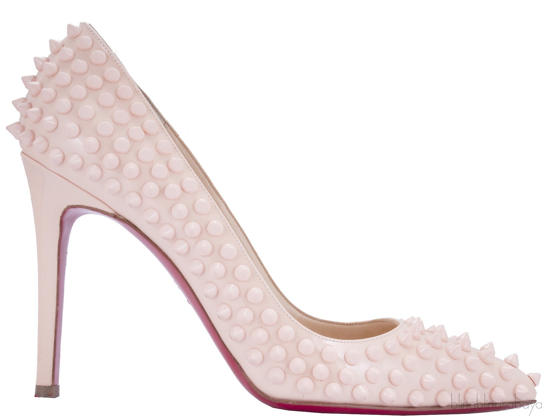 Pigalle Spikes 100 Peach Pump
