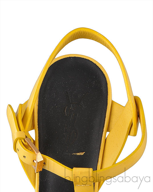 Patent Yellow Leather Tribute