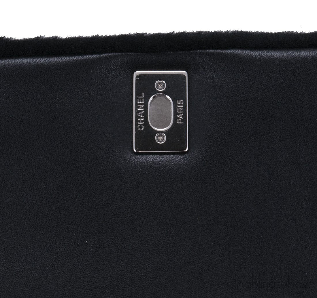 Black Supermarket Fur Patchwork N°5
