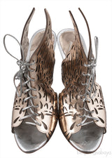 Cut-out Wings Slip-on Sandals