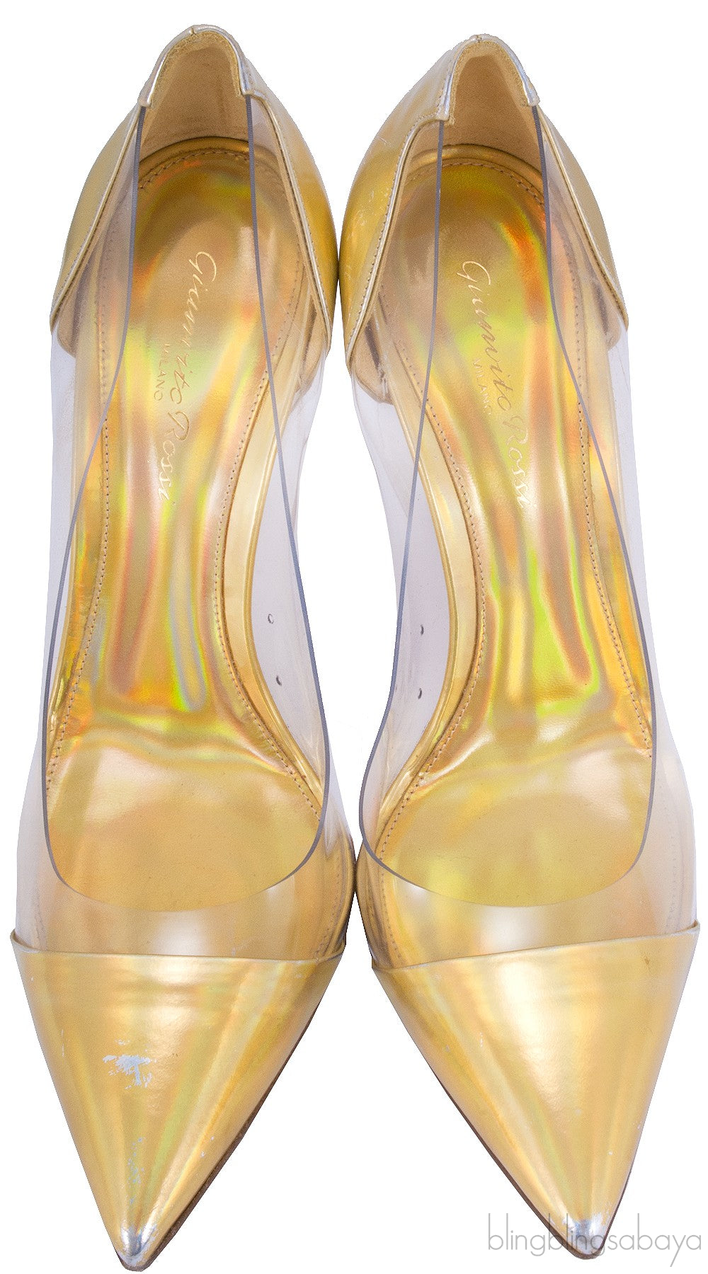 Metallic Gold PVC Panel Pump