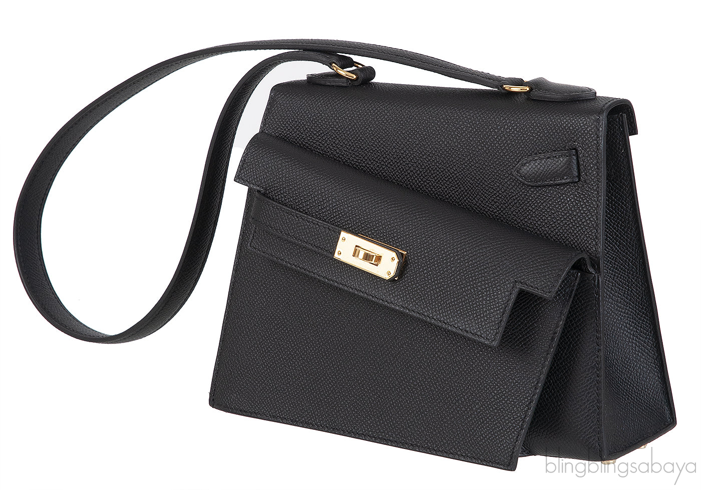 Kelly 20 Desorder Black Epsom Sellier GHW