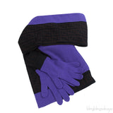 Fendi FF Wool Long Scarf & Gloves