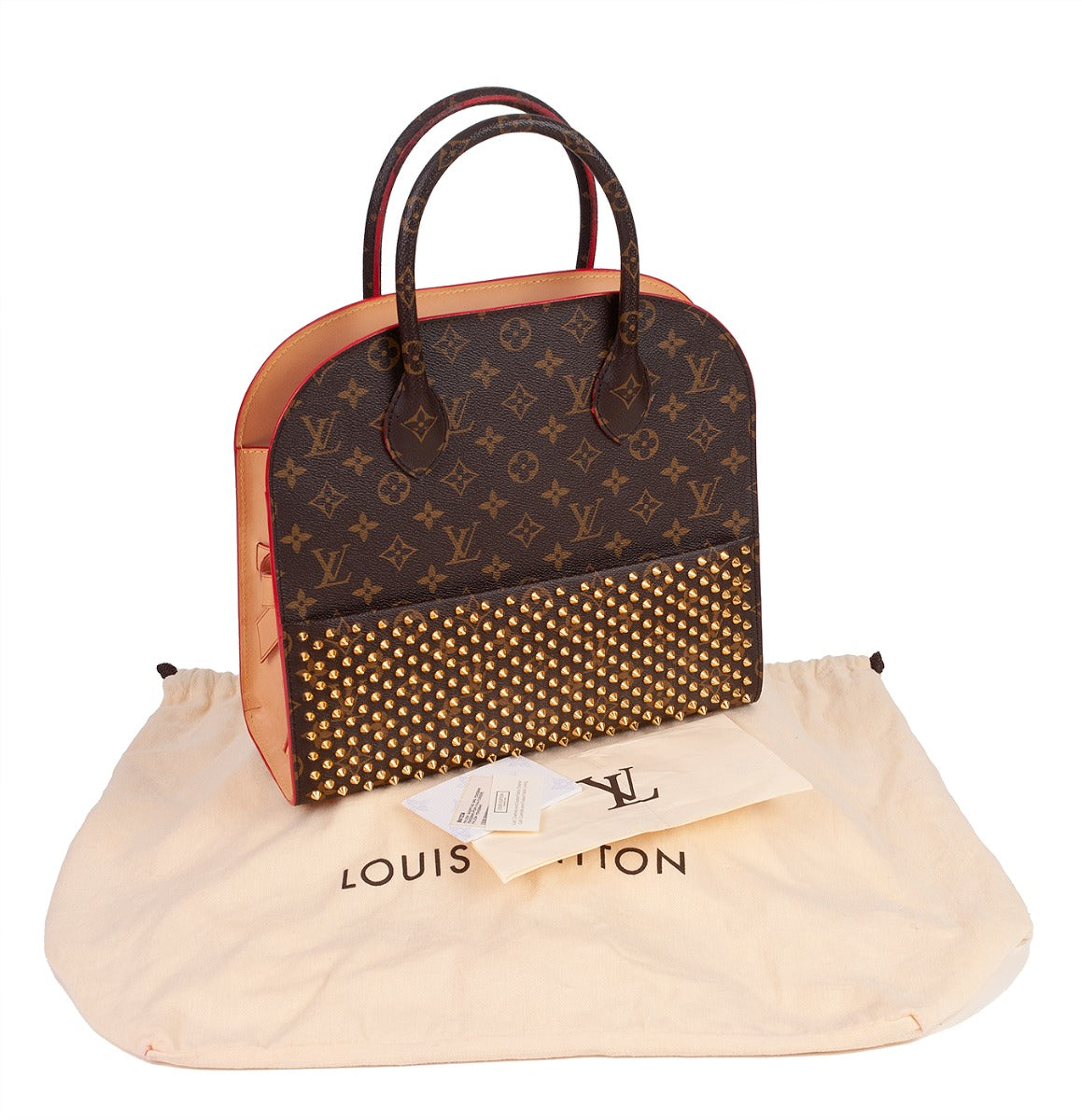 Monogram Pony Studded Shopping Bag