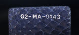 Lady Dior Large Blue Python Bag