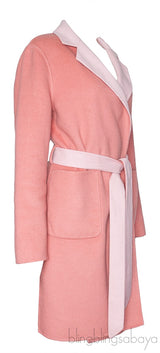 Reversible Bi-color Belted Coat