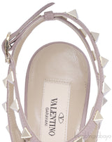 Vert Anis Rockstud Leather Pump