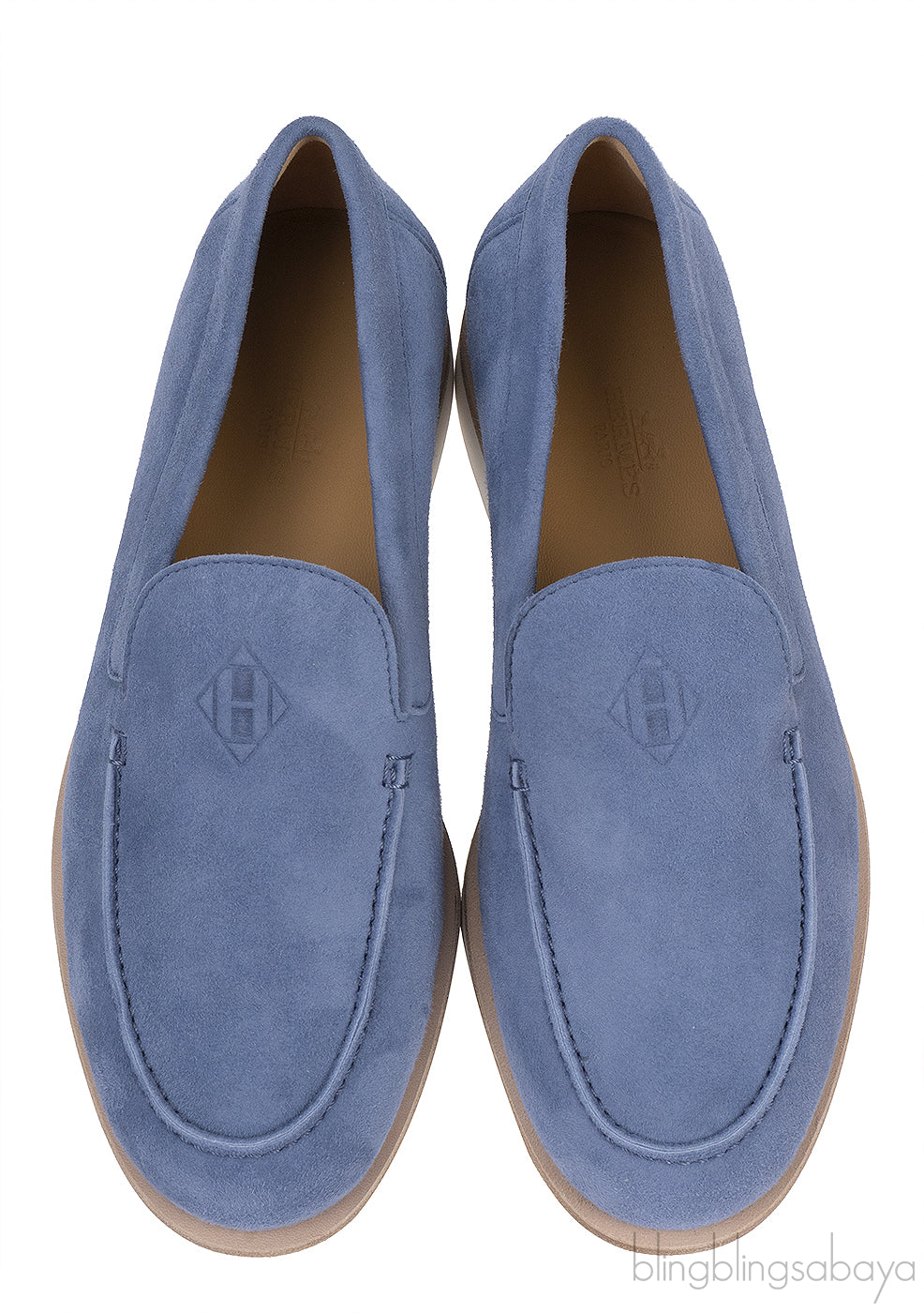 Hermes Low Loafer Blue Jean