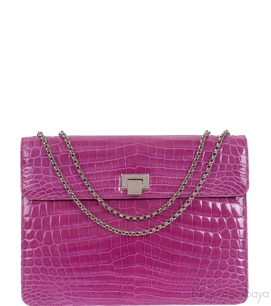 Cornelia Purple Crocodile Lunch Box