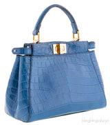 Blue Crocodile Mini Peekaboo