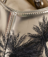 Christian Dior Lady Dior Art "Manal Aldowayan" Metallic Palm Art Bag