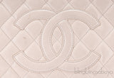 Beige Caviar Shopping Tote