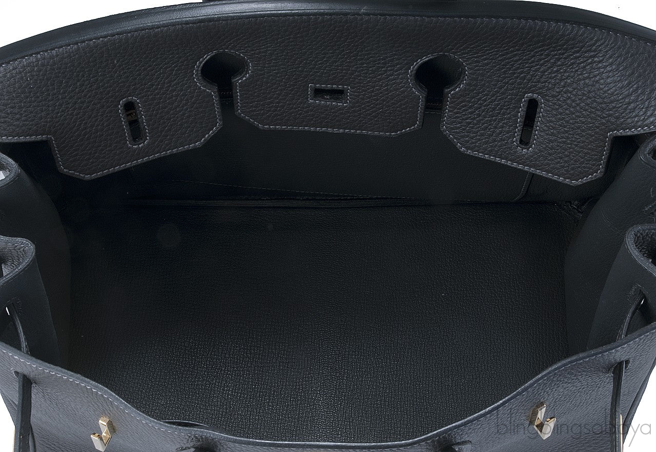 Birkin 35 Graphite GHW