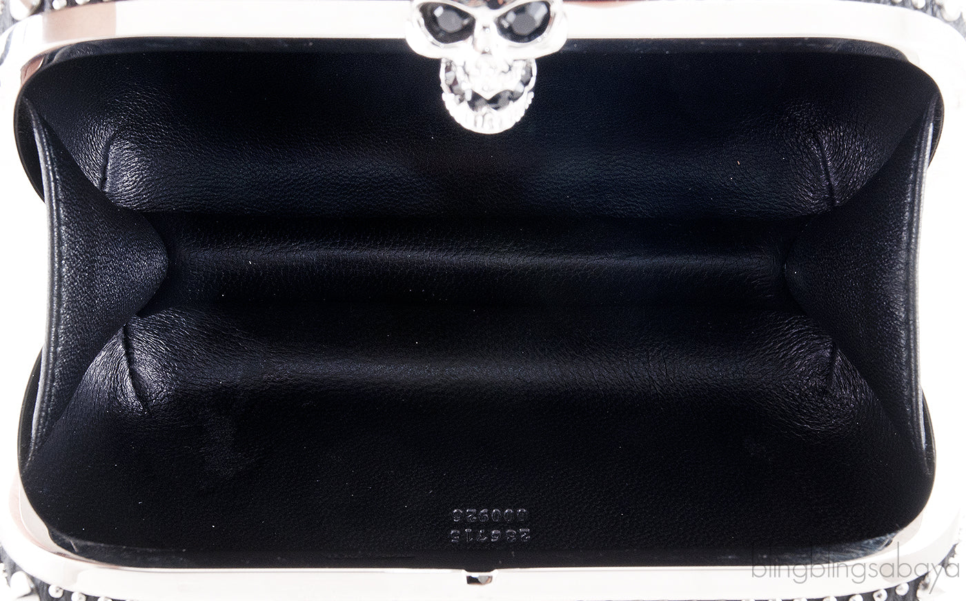 Skull Embellished Studded Box Clutch
