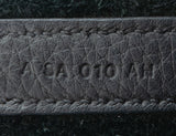 Hermes Picotin 22 Touch Black Matte Crocodile Handle Bag