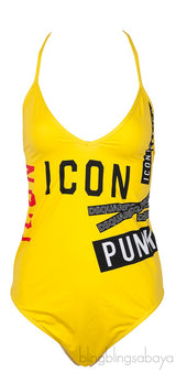 Yellow One Piece Swimsuit