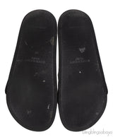 Givenchy Black Logo Print Pool Rubber Slides