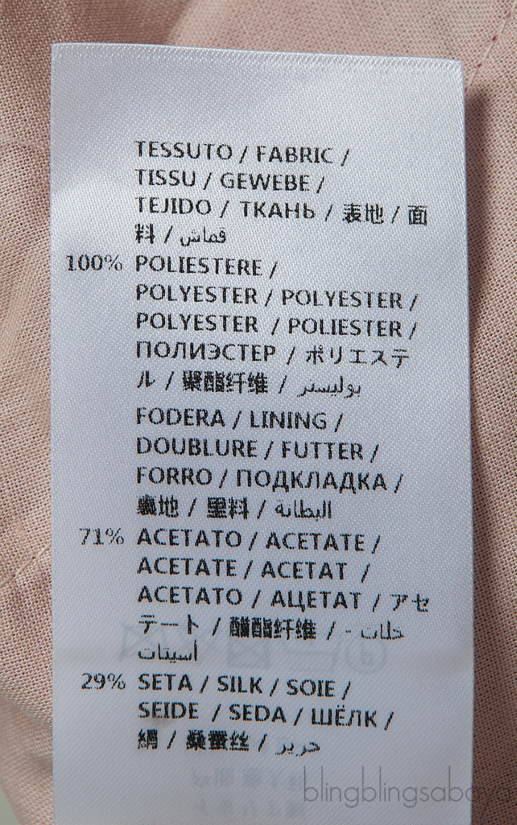 Pink Polyester Trouser