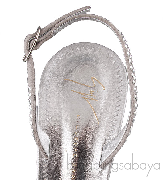 Mystico Silver Crystal Sandals