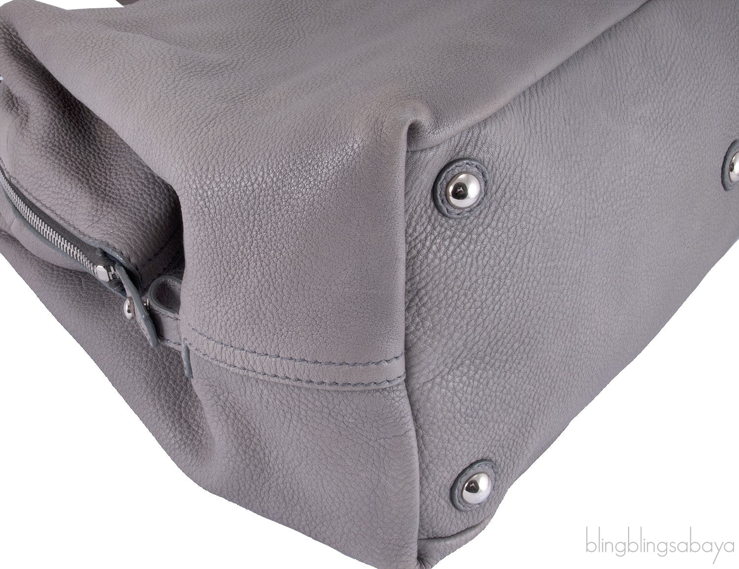Grey Boston Bag