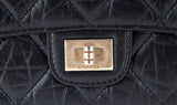 2.55 Trifold Long Black Wallet