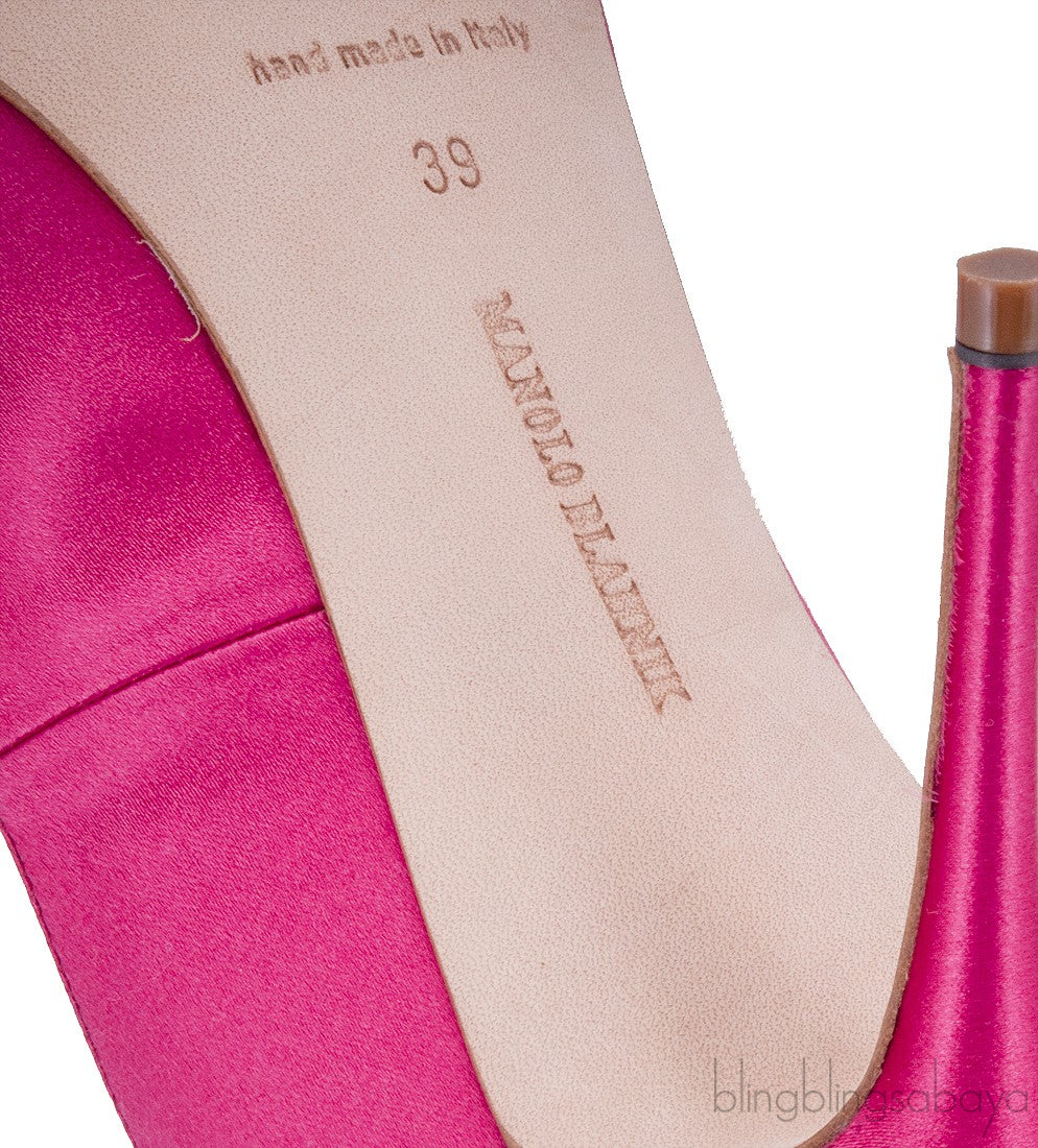 Nadira Crystal Satin Pump