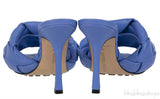 Bottega Veneta Blue Violet Lido Intrecciato Mules