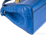 Mini Blue Crocodile Peekaboo