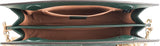 Ophidia Crocodile Green Shoulder Bag