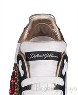 Portifino Printed Leather Sneakers