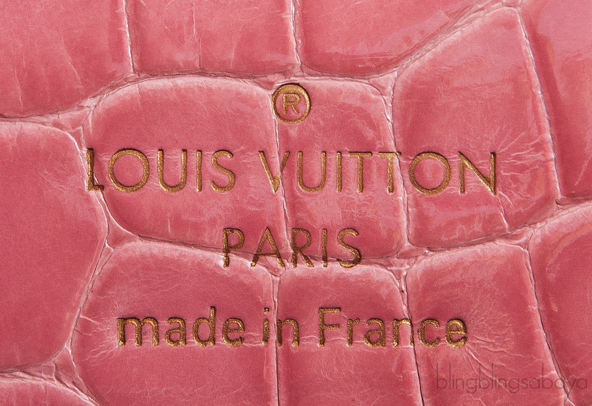 Capucines Vieux Rose Crocodile BB