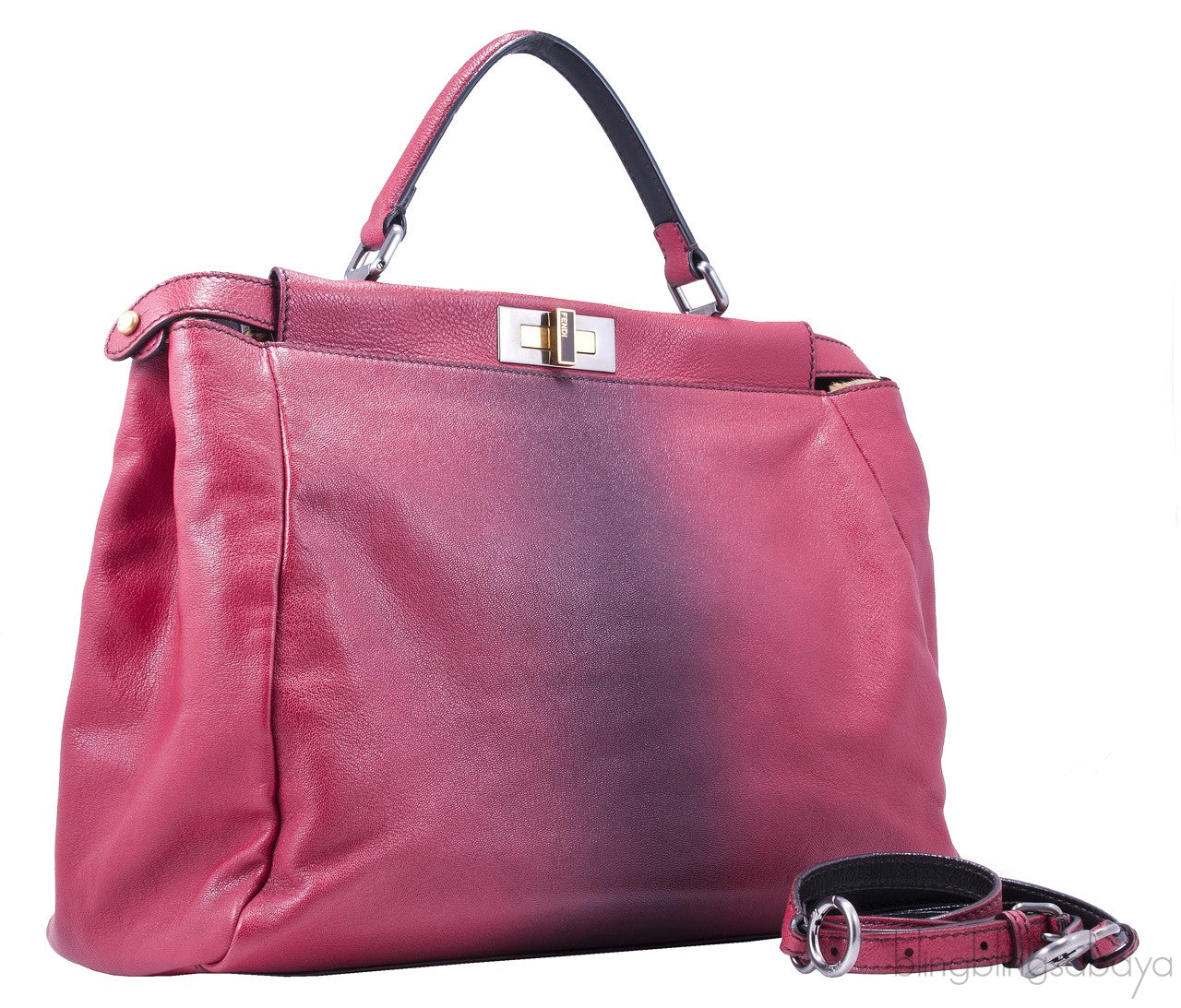 Red Peek-a-boo Satchel