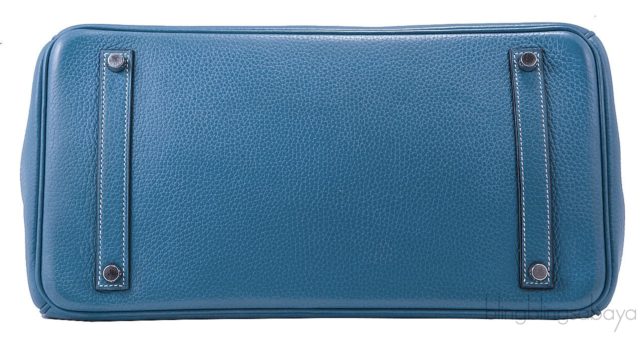 Birkin 35 Blue Jean Togo