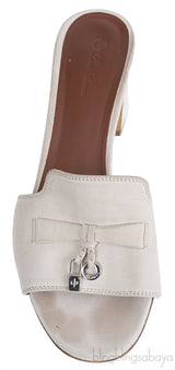 Loro Piana Powder Pearl Summer Charm Sandals