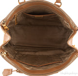 Gold Saffiano Double Zip Tote