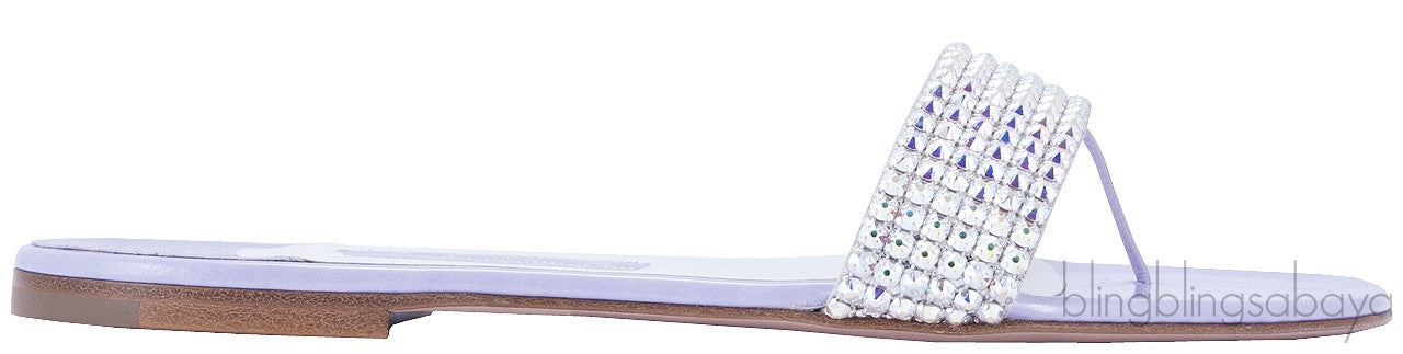 Cassia Lavander Crystal Flat