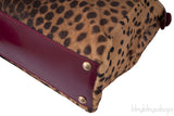 Leopard Spotted Calf Hair Peek-a-boo