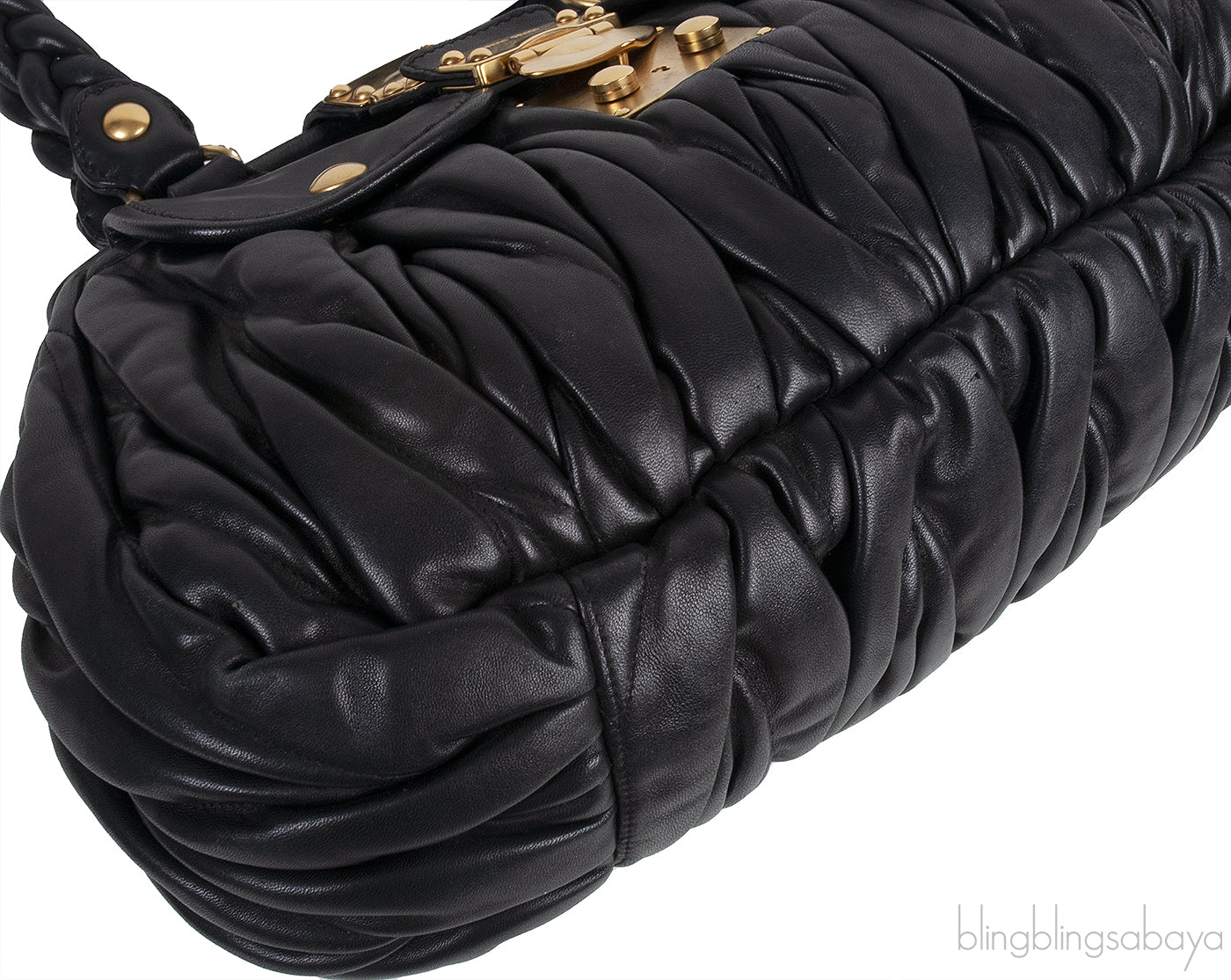 Matelasse Nappa Leather Shoulder Bag