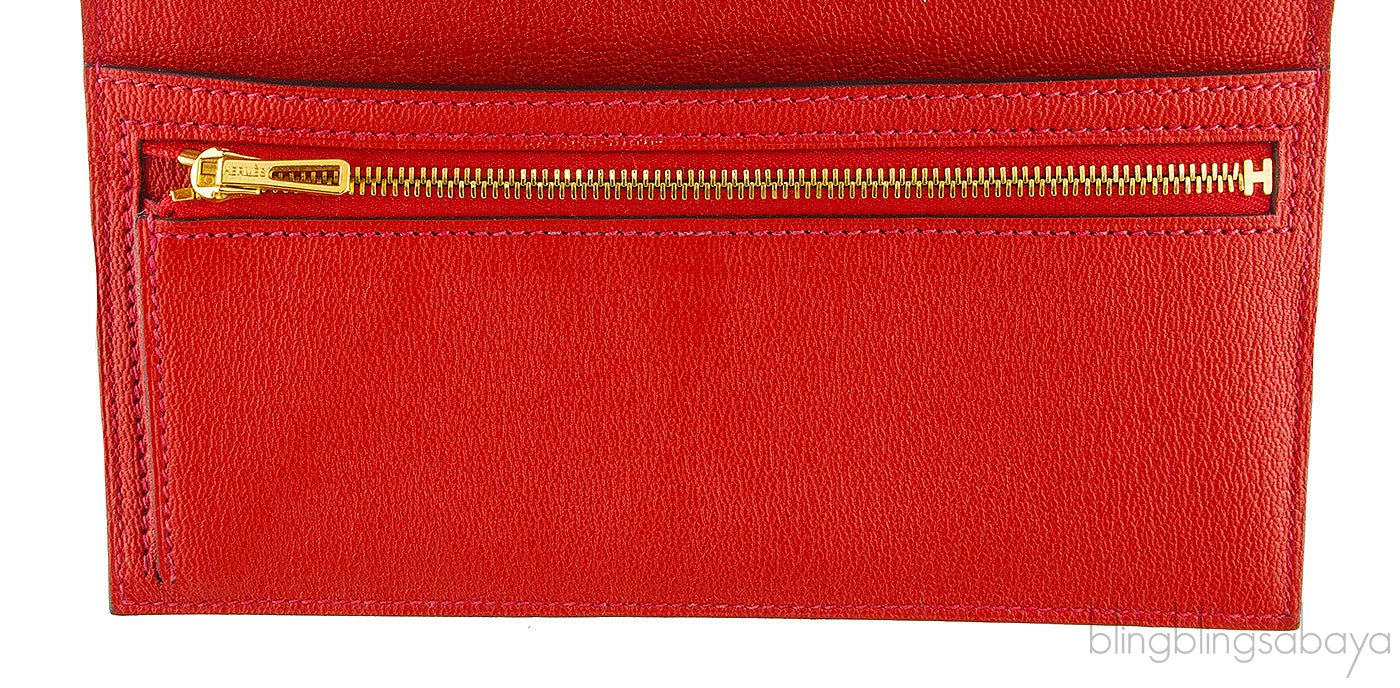 Geranium Bearn Crocodile Wallet
