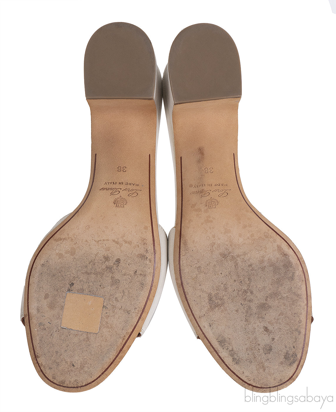 Loro Piana Powder Pearl Summer Charm Sandals