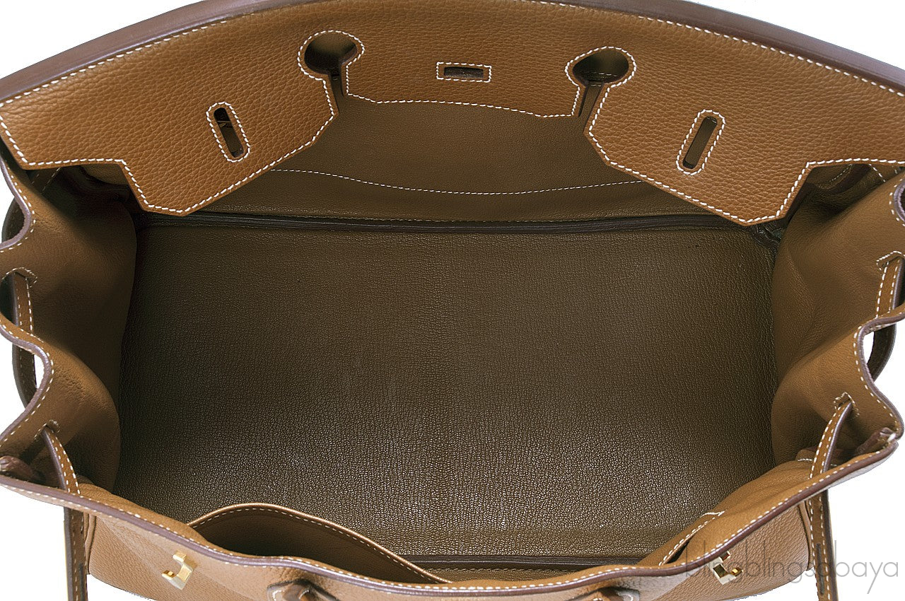 Birkin 35 Gold Taurillon Clem
