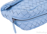 Light Blue Intrecciato Mini Bag*