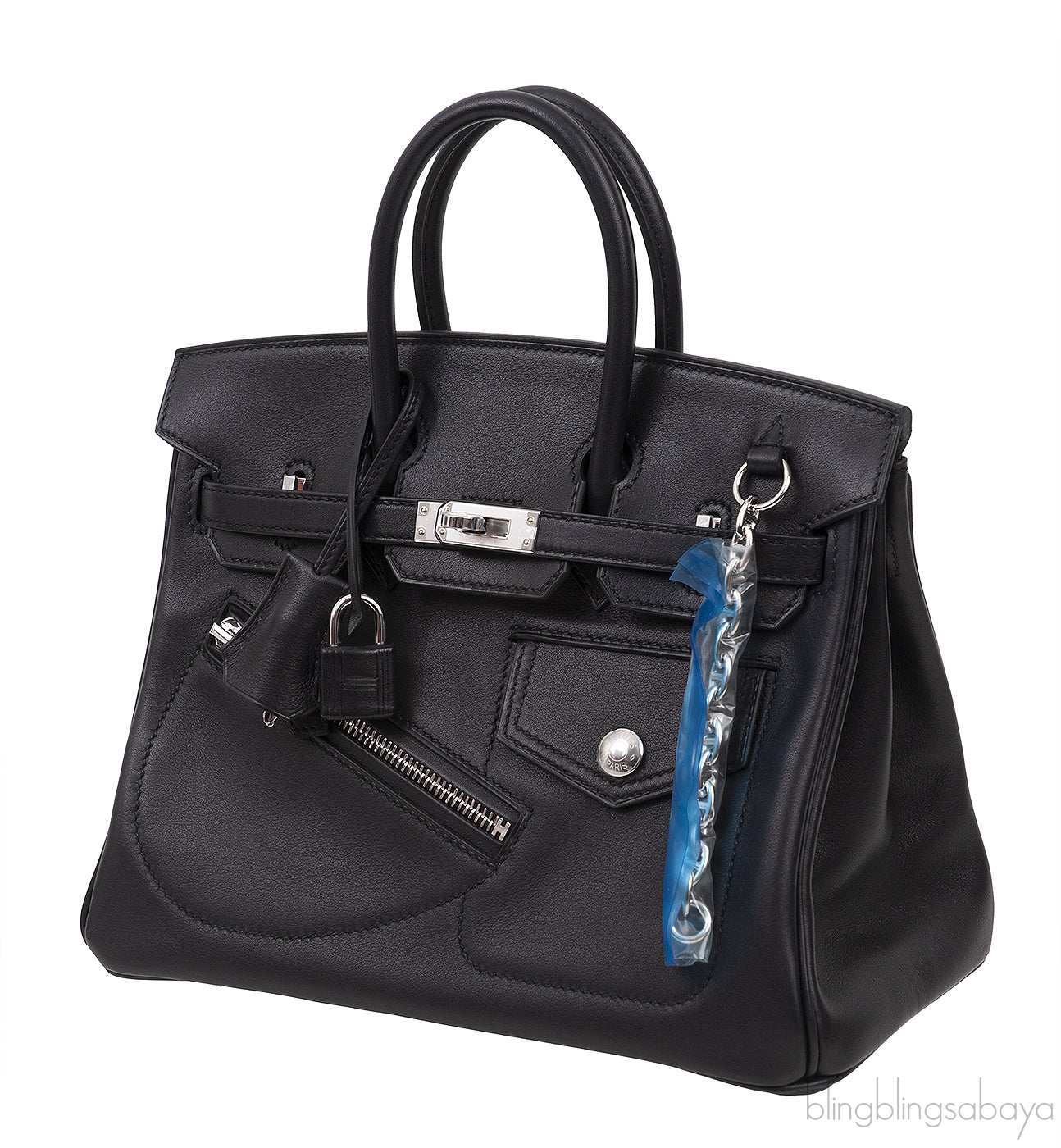 Birkin Rock 25 Black Volupto PHW Hermes Limited Edition