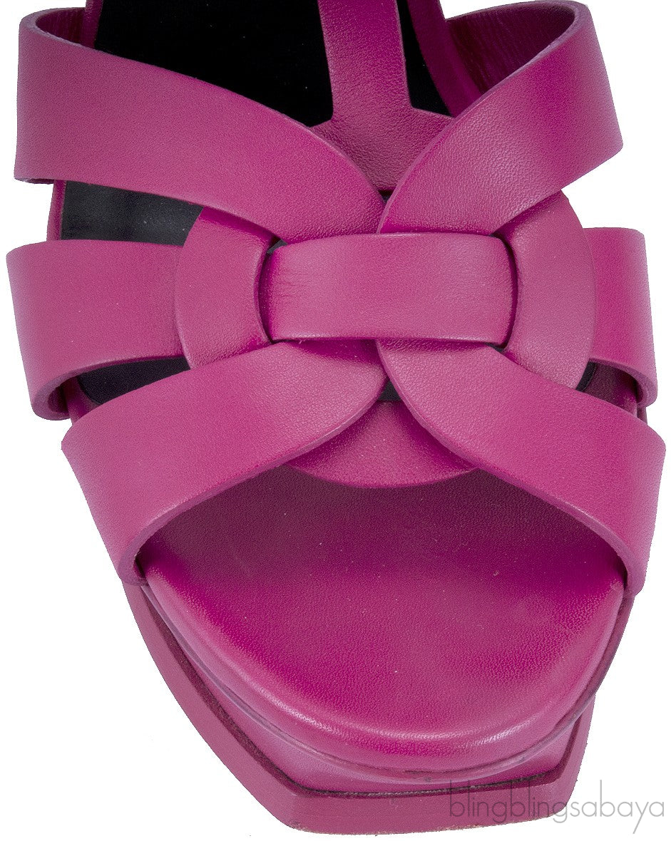 Fuschia Matte Tribute Sandals