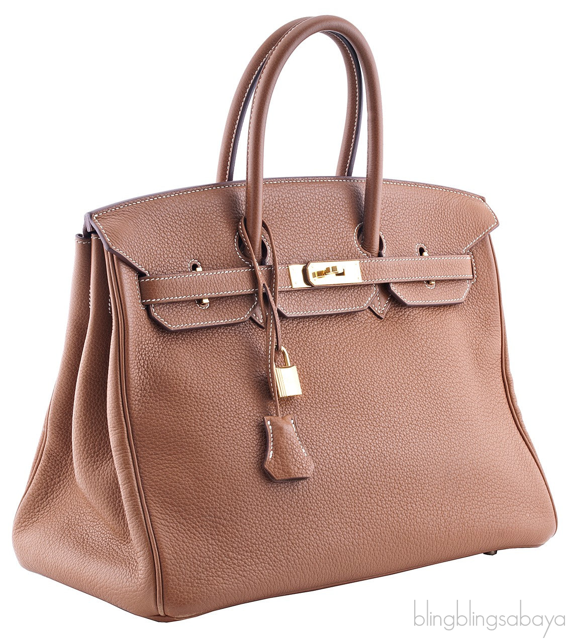 Birkin 35 Gold Taurillon Clem