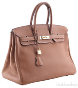 Birkin 35 Gold Taurillon Clem